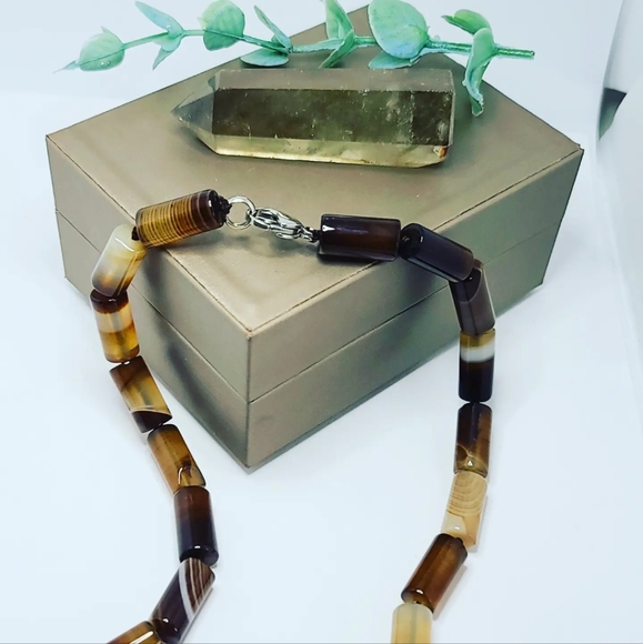 Lace Agate necklace - Picture 4 of 4